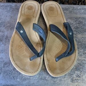 UGG Leather Sandals Size 9